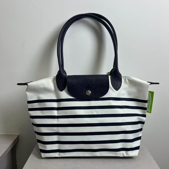 Brand new Longchamp striped tote bag - Picture 1 of 5